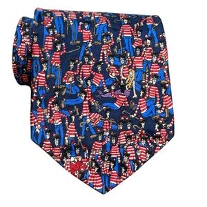 Vintage 1990’s Schreter "Where's Waldo?" Silk Necktie